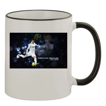 Cristiano Ronaldo 11oz Colored Rim & Handle Mug