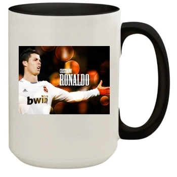 Cristiano Ronaldo 15oz Colored Inner & Handle Mug