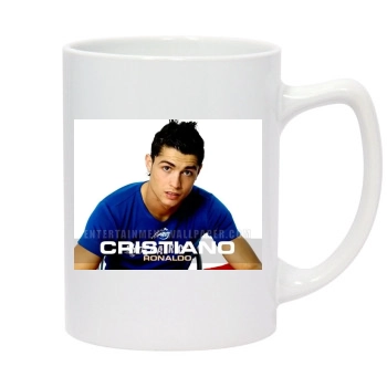 Cristiano Ronaldo 14oz White Statesman Mug