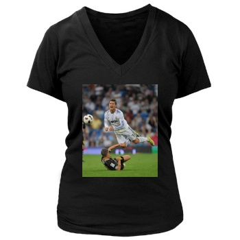 Cristiano Ronaldo Women's Deep V-Neck TShirt