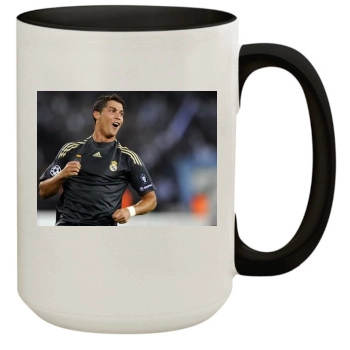 Cristiano Ronaldo 15oz Colored Inner & Handle Mug