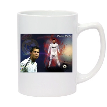 Cristiano Ronaldo 14oz White Statesman Mug