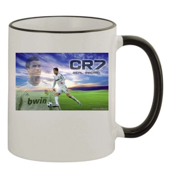 Cristiano Ronaldo 11oz Colored Rim & Handle Mug