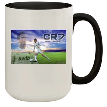 Cristiano Ronaldo 15oz Colored Inner & Handle Mug