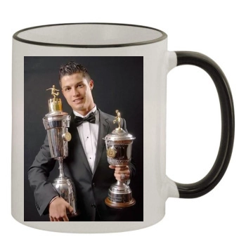 Cristiano Ronaldo 11oz Colored Rim & Handle Mug