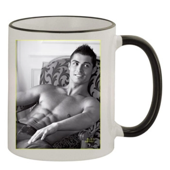 Cristiano Ronaldo 11oz Colored Rim & Handle Mug