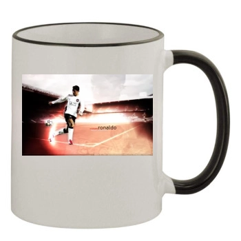 Cristiano Ronaldo 11oz Colored Rim & Handle Mug