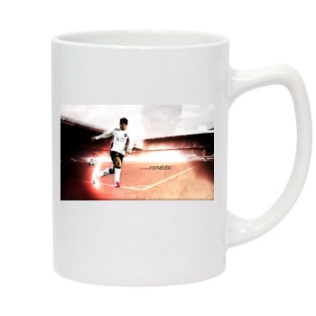 Cristiano Ronaldo 14oz White Statesman Mug