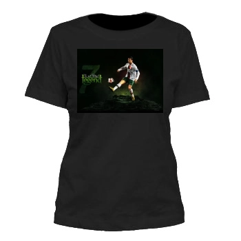 Cristiano Ronaldo Women's Cut T-Shirt