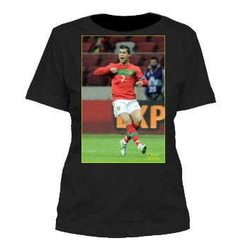 Cristiano Ronaldo Women's Cut T-Shirt