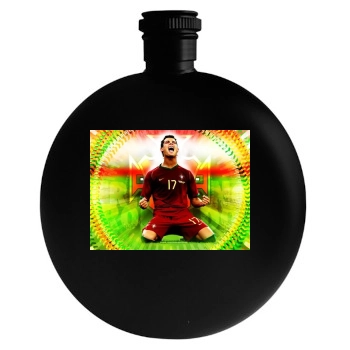 Cristiano Ronaldo Round Flask