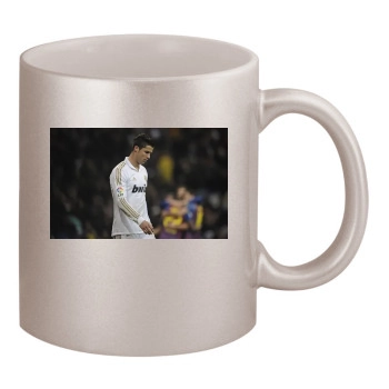 Cristiano Ronaldo 11oz Metallic Silver Mug