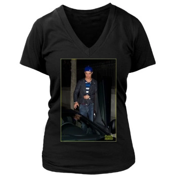 Cristiano Ronaldo Women's Deep V-Neck TShirt