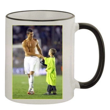 Cristiano Ronaldo 11oz Colored Rim & Handle Mug