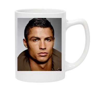 Cristiano Ronaldo 14oz White Statesman Mug