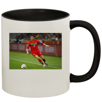 Cristiano Ronaldo 11oz Colored Inner & Handle Mug