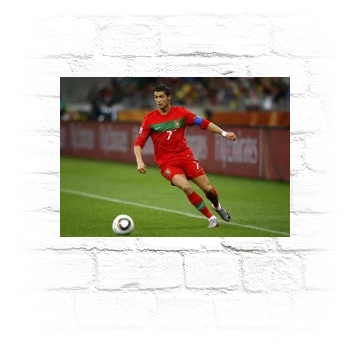 Cristiano Ronaldo Metal Wall Art