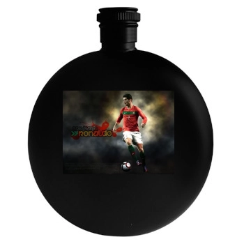 Cristiano Ronaldo Round Flask