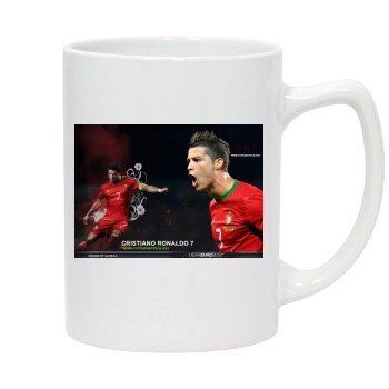 Cristiano Ronaldo 14oz White Statesman Mug