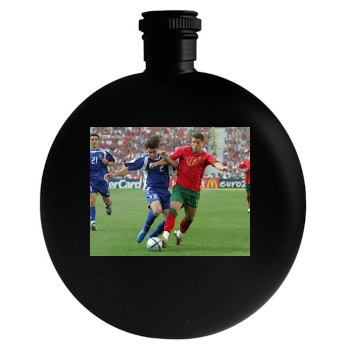 Cristiano Ronaldo Round Flask