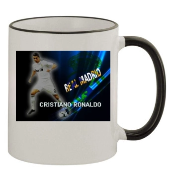 Cristiano Ronaldo 11oz Colored Rim & Handle Mug