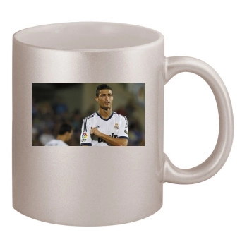 Cristiano Ronaldo 11oz Metallic Silver Mug