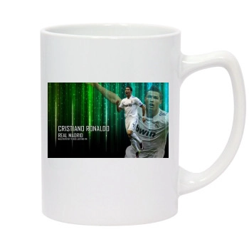 Cristiano Ronaldo 14oz White Statesman Mug