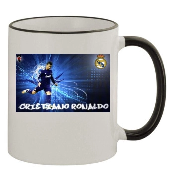 Cristiano Ronaldo 11oz Colored Rim & Handle Mug