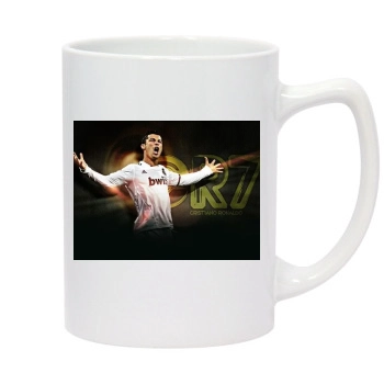 Cristiano Ronaldo 14oz White Statesman Mug