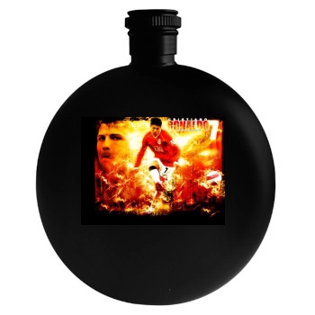 Cristiano Ronaldo Round Flask