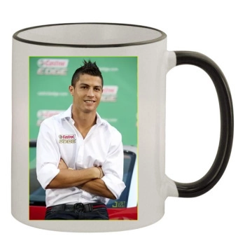 Cristiano Ronaldo 11oz Colored Rim & Handle Mug