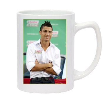 Cristiano Ronaldo 14oz White Statesman Mug