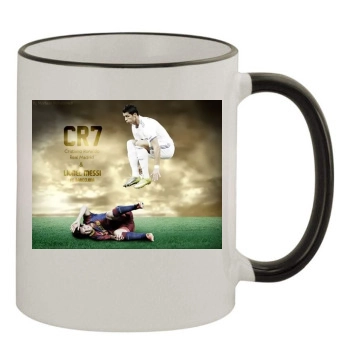 Cristiano Ronaldo 11oz Colored Rim & Handle Mug