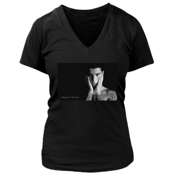 Cristiano Ronaldo Women's Deep V-Neck TShirt