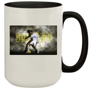 Cristiano Ronaldo 15oz Colored Inner & Handle Mug