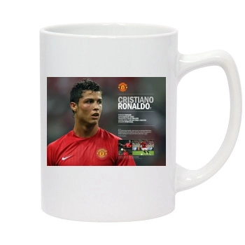 Cristiano Ronaldo 14oz White Statesman Mug