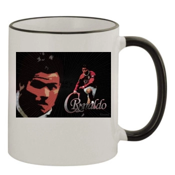 Cristiano Ronaldo 11oz Colored Rim & Handle Mug