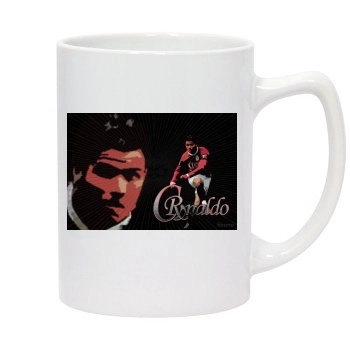 Cristiano Ronaldo 14oz White Statesman Mug