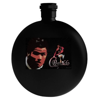 Cristiano Ronaldo Round Flask