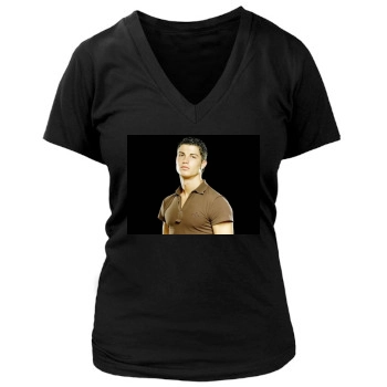 Cristiano Ronaldo Women's Deep V-Neck TShirt