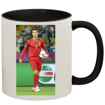 Cristiano Ronaldo 11oz Colored Inner & Handle Mug