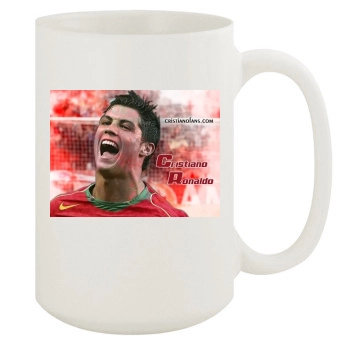 Cristiano Ronaldo 15oz White Mug