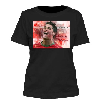 Cristiano Ronaldo Women's Cut T-Shirt