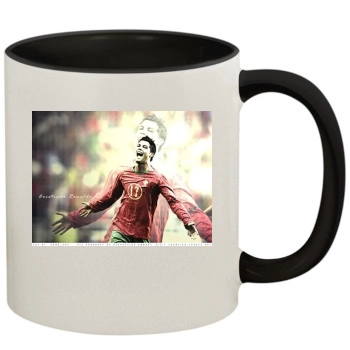 Cristiano Ronaldo 11oz Colored Inner & Handle Mug