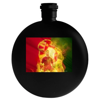 Cristiano Ronaldo Round Flask