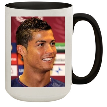 Cristiano Ronaldo 15oz Colored Inner & Handle Mug