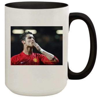 Cristiano Ronaldo 15oz Colored Inner & Handle Mug