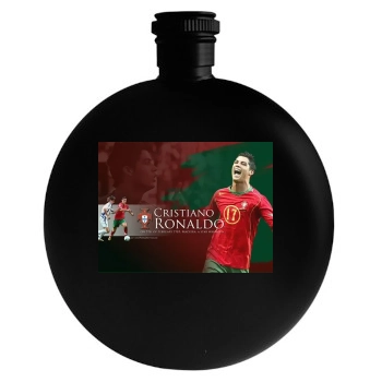 Cristiano Ronaldo Round Flask