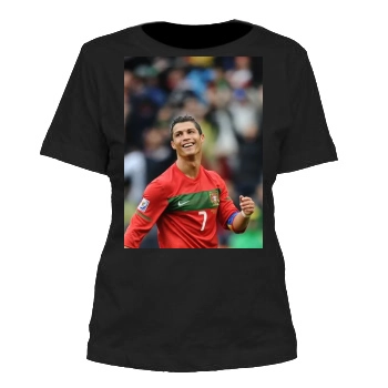 Cristiano Ronaldo Women's Cut T-Shirt