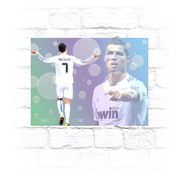 Cristiano Ronaldo Metal Wall Art